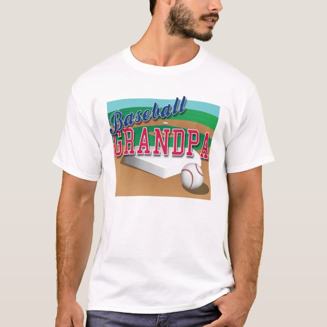 Baseball Grandpa T-Shirt (Front)