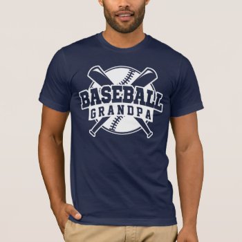Baseball Grandpa T-shirt by nasakom at Zazzle