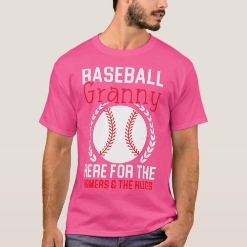 Baseball Granny Grandma Grandmother Baseball Playe T_Shirt