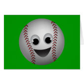 Baseball Graphic Character Smiling (Front Horizontal)