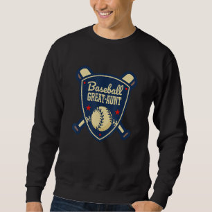 Baseball Great Aunt Matching Family Baseball Playe Sweatshirt