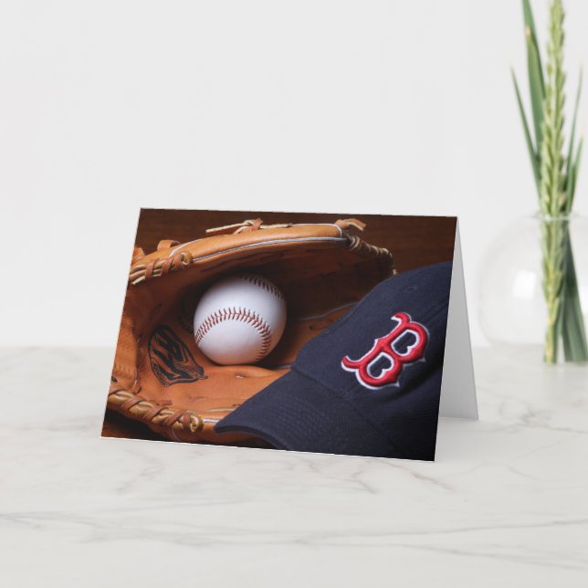 Baseball Greeting Card (Front)