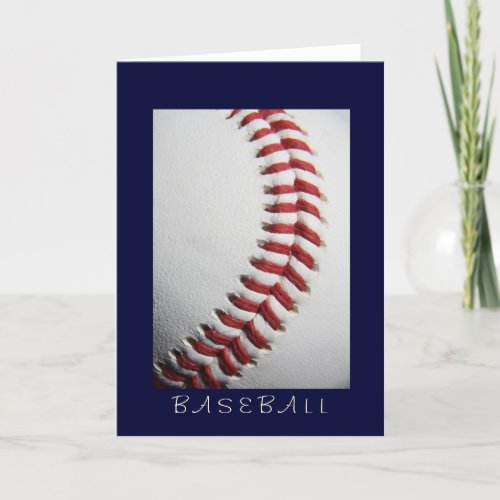 Baseball Greeting Card