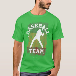 Baseball Guinea Flag Softball Player Baseball  T-Shirt