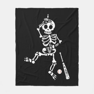 Baseball Halloween Fleece Blanket