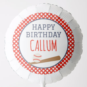 Baseball Happy Birthday Balloon