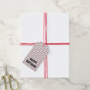 Baseball Happy Birthday Sports Team Player Game  Gift Tags
