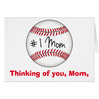 Baseball Mothers Day Cards - Greeting & Photo Cards | Zazzle