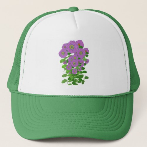 Baseball Hat with flower design