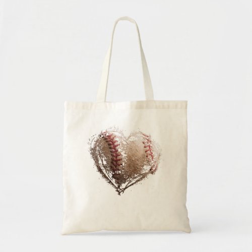Baseball Heart Valentines Day Boys Girls    Tote Bag