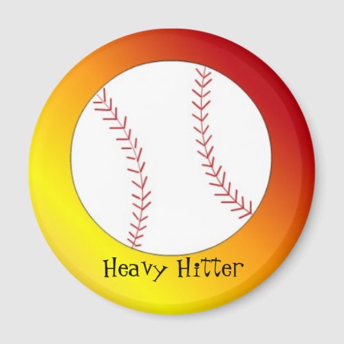 Baseball _ Heavy Hitter Magnet