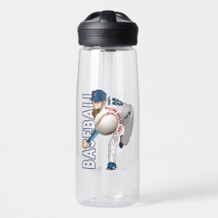 Baseball Hero with Million Dollar Arm 25oz Water Bottle