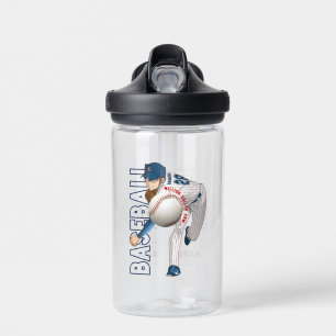 Baseball Hero with Million Dollar Arm   Kids Water Bottle