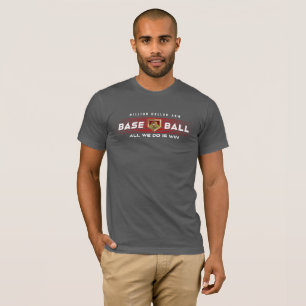 Baseball Hero with Million Dollar Arm   Men Jersey T-Shirt
