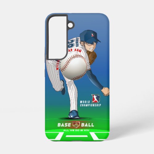 Baseball Hero with Million Dollar Arm   Samsung Galaxy S22 Case