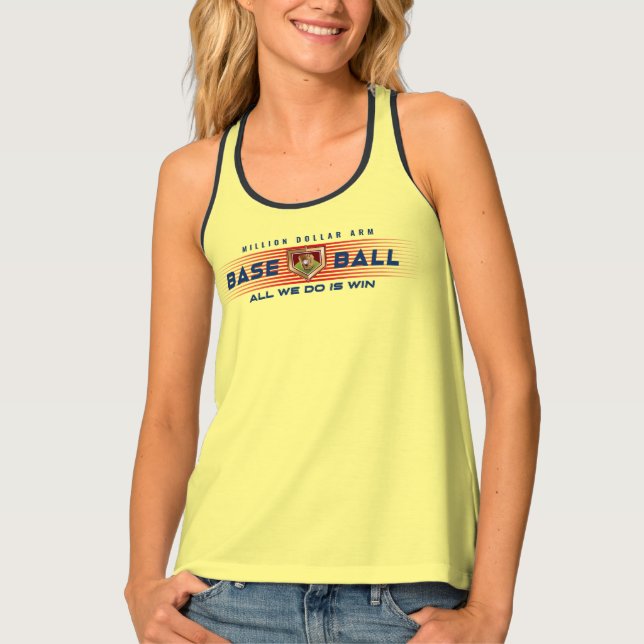 Baseball Hero with Million Dollar Arm | Women's Tank Top (Front)