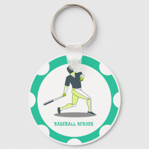 Baseball Heroes Keychains