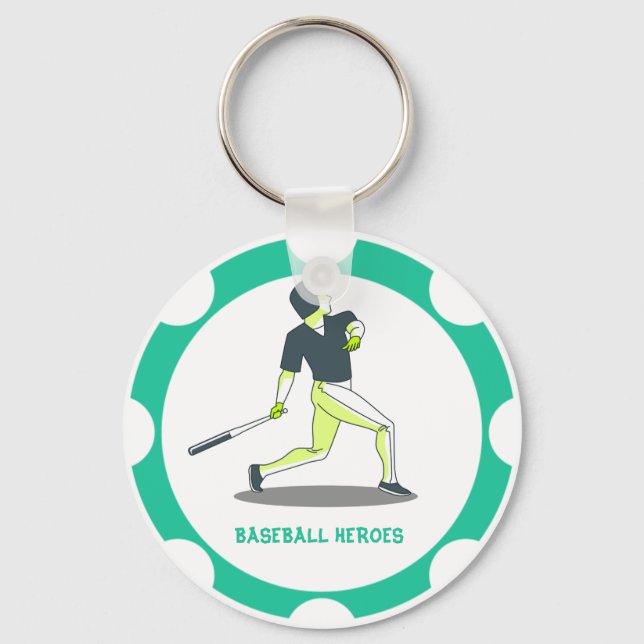 Baseball Heroes Keychains (Front)