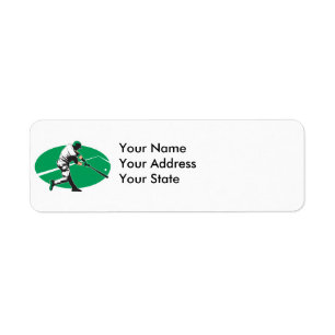 baseball hitter vector illustration label