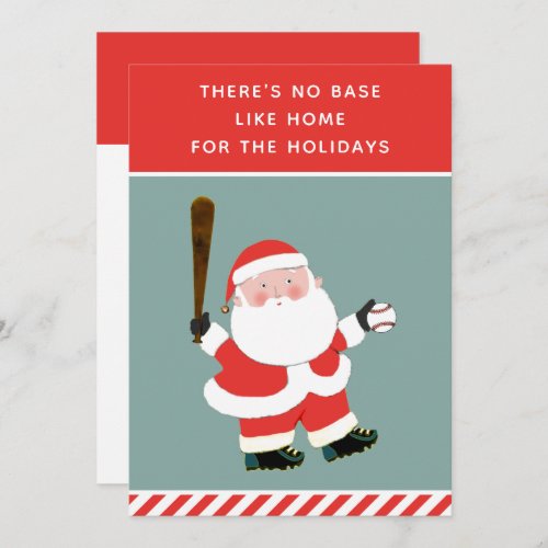 Baseball Holiday Christmas Cards