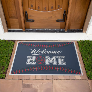 Baseball Home Doormat