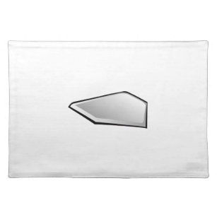 Baseball Home Plate Cloth Placemat