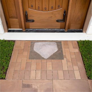 Baseball Home Plate Doormat
