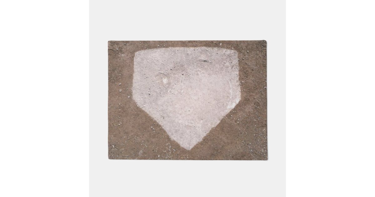 Baseball Home Plate Doormat Zazzle Com