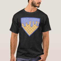 Baseball Home Plate Drip for Boys Ice Cream