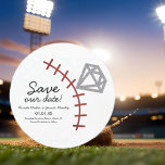 Baseball Homerun Diamond Gem  Save The Date<br><div class="desc">Bridal Shower Invitations Baseball Theme</div>