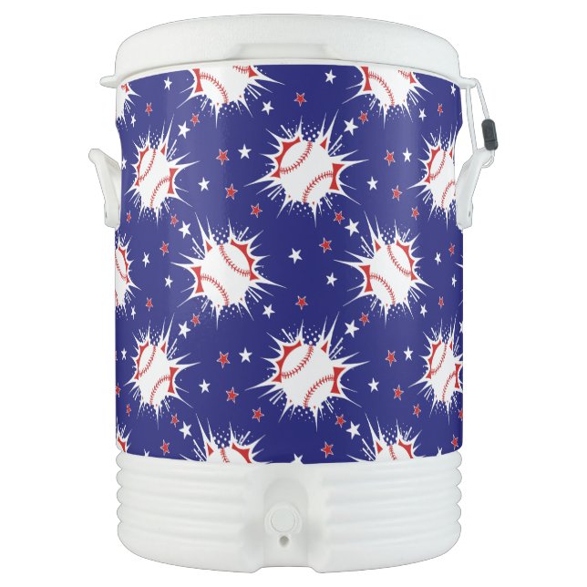 Baseball Igloo Cooler (Front)