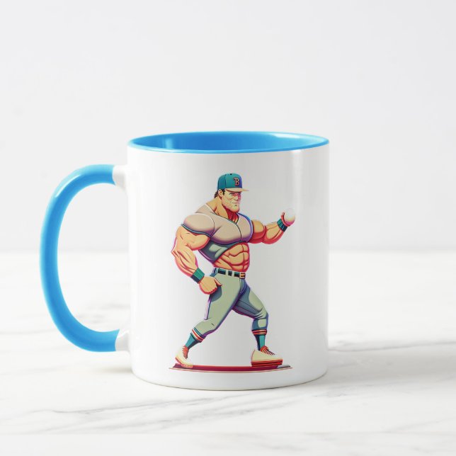 Baseball Illustration Combo Mug (Left)