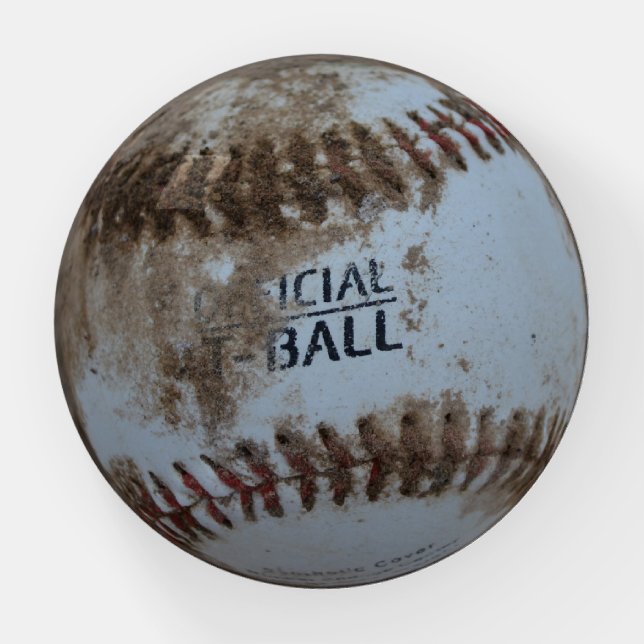 Baseball Image Paper Weight- HAMbyWG Paperweight (Front)