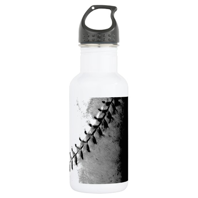 BASEBALL IMPRESSION STAINLESS STEEL WATER BOTTLE (Front)