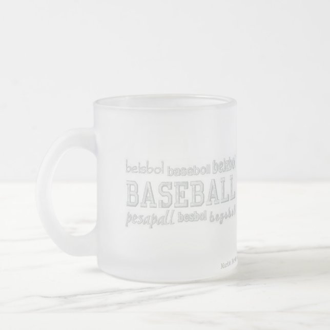 Baseball in Any Language Mug (Left)