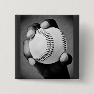 baseball in hand button