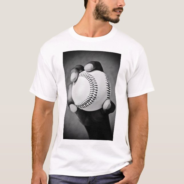 baseball in hand T-Shirt (Front)