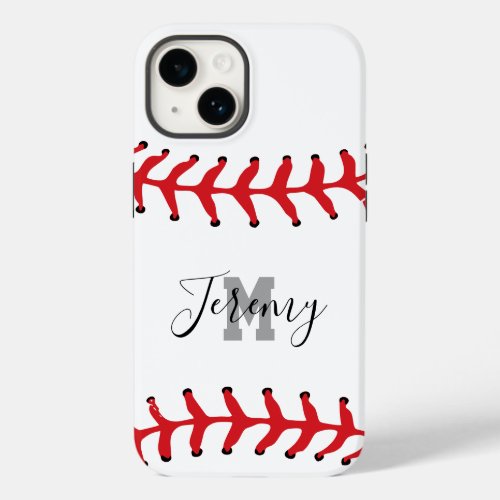 Baseball Initial  Name Case_Mate iPhone 14 Case