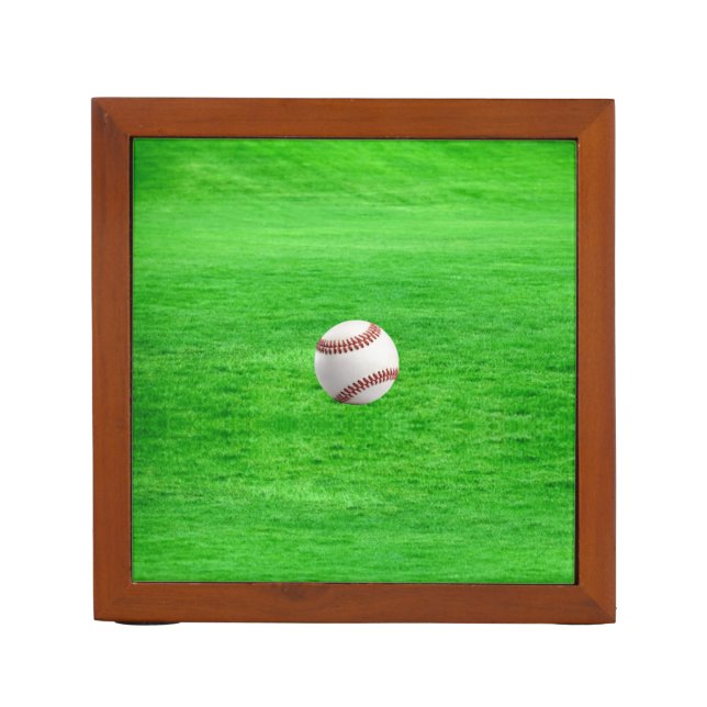 Baseball  Instructor Professional Desk Organizer (Front)