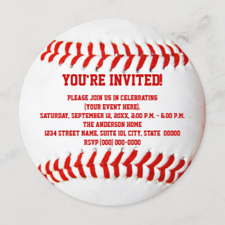 Baseball Invitations