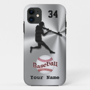 Baseball iPhone 5S Cases with YOUR NAME and NUMBER
