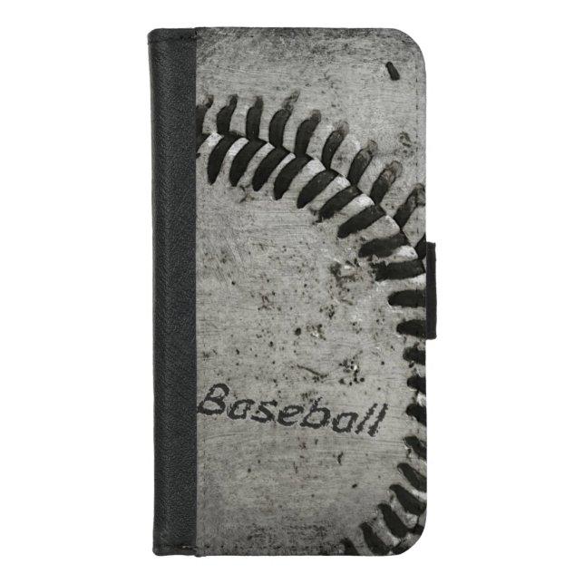 Baseball iPhone Wallet Case (Front)