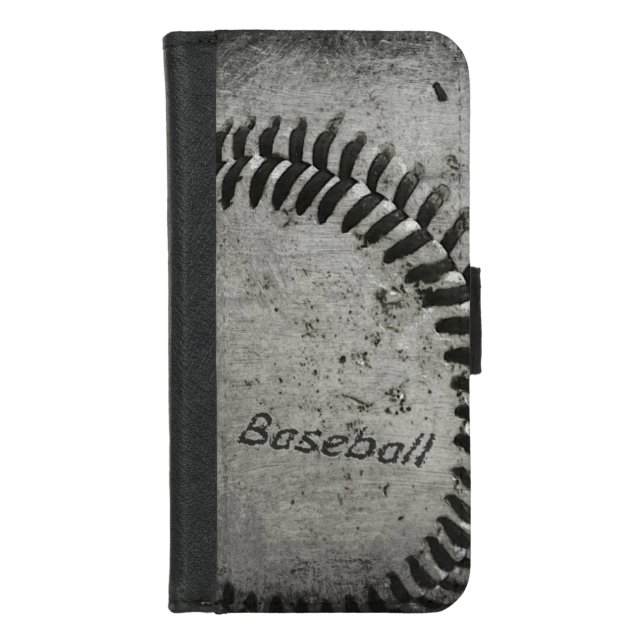 Baseball iPhone Wallet Case (Front)