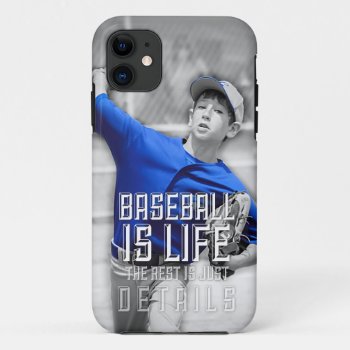 Baseball Is Life Phone Case by BarbaraNeelyDesigns at Zazzle