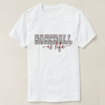 Baseball Is Life Short Sleeve  T-Shirt<br><div class="desc">Baseball Is Life design ideal for personal use or gifting on a variety of items and apparel.</div>