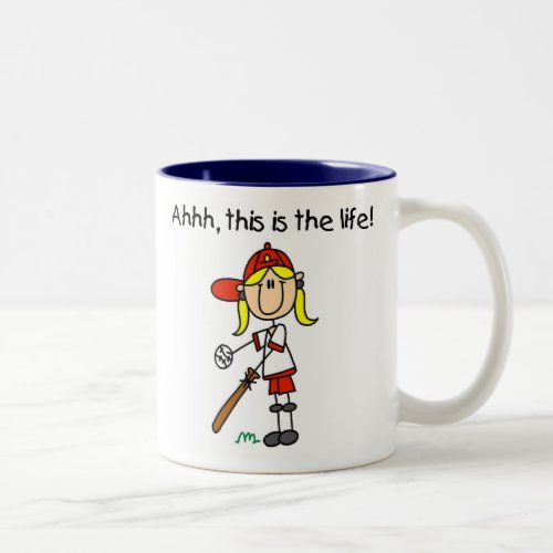 Baseball is Life Two_Tone Coffee Mug