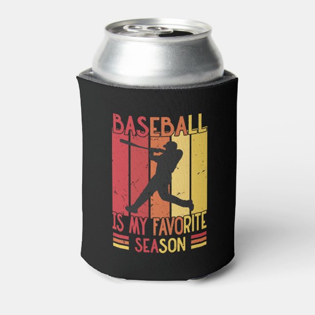 Baseball Is My Favorite Season Can Cooler (Can Back)