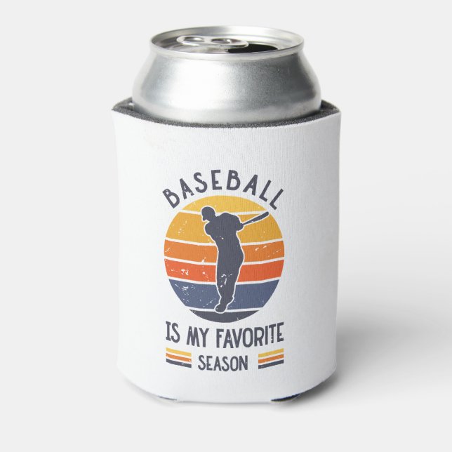 Baseball Is My Favorite Season Can Cooler (Can Back)