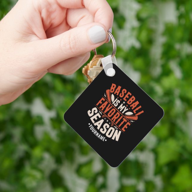Baseball is my Favorite Season Keychain (Hand)