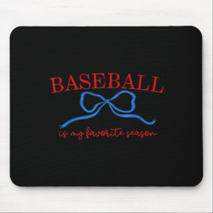 Baseball Is My Favorite Season Shirt, Baseball Sea Mouse Pad